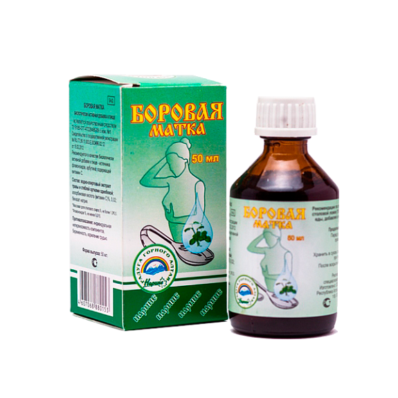 Боровая матка настойка радуга горного алтая Нарине, 50 мл