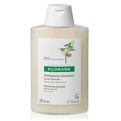 Шампунь с молочком миндаля для придания объема Klorane, 200 мл