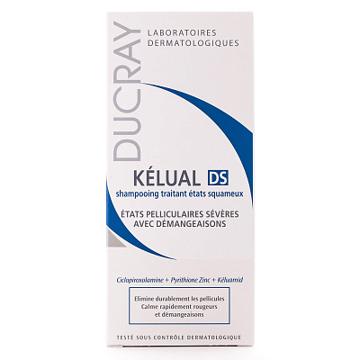 Шампунь для лечения тяжелых форм перхоти Kelual DS Ducray, 100 мл