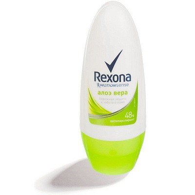 Роликовый антиперспирант Rexona с экстрактом алоэ вера, 50 мл