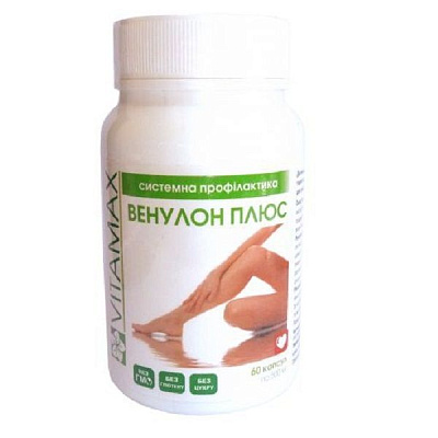 Венулон Плюс для профилактики венозной недостаточности Витамакс, 60 шт