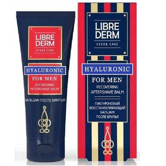 Восстанавливающий гиалуроновый бальзам после бритья Librederm For Men, 50 мл