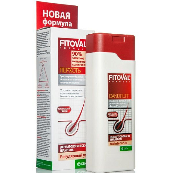 Дерматологический шампунь против перхоти Fitoval Регулярный уход, 200 мл