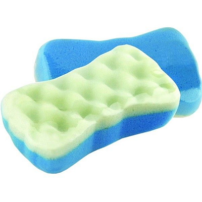 Мочалка с массажным слоем бантик Курносики