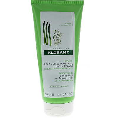 Бальзам-ополаскиватель с молочком папируса Klorane, 200 мл
