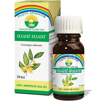 Эфирное масло 100% иланг-иланг Лекус, 10 мл