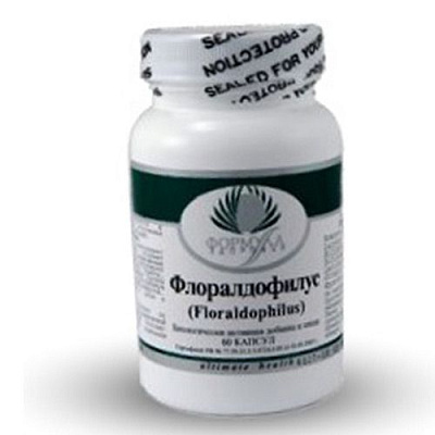 Флоралдофилус, Лактобактерии для кишечной микрофлоры, Альтера Холдинг, 60 капсул