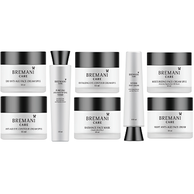 Набор новой косметики для ухода от Bremani NSP, 8 шт