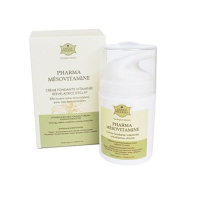 Витаминный крем для сияния и тонуса кожи "Pharma Mesovitamine" Green Pharma, 50 мл.