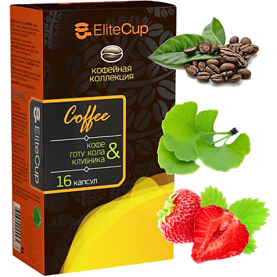 Кофе & Готу кола и клубника Арт Лайф, 16 шт