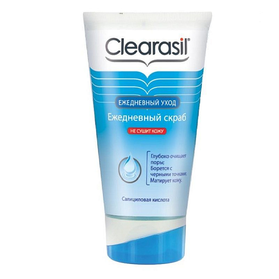 Cкраб ежедневный Clearasil, 150 мл