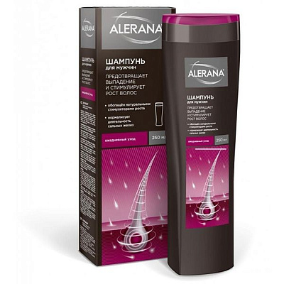 Шампунь ежедневный уход для мужчин ALERANA®, 250 мл