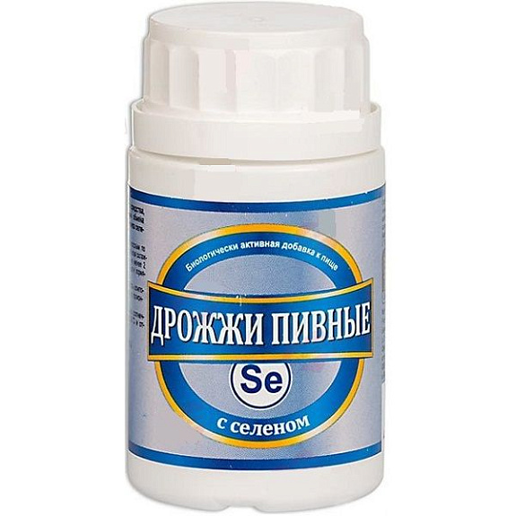 Дрожжи пивные с селеном 500 мг Bioterra, 100 таблеток