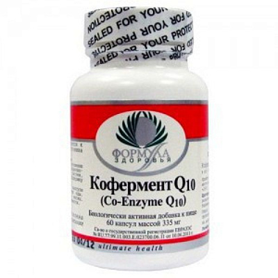 Кофермент Q10, Поддержка сердечно-сосудистой системы 30 мг, Альтера Холдинг, 60 капсул