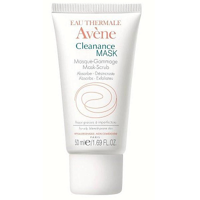 Маска для глубокого очищения Cleanance для жирной проблемной кожи Avene, 50 мл