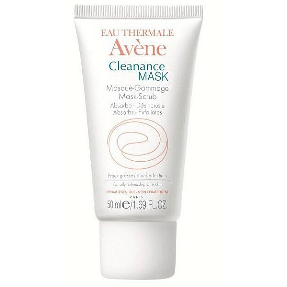 Маска для глубокого очищения Cleanance для жирной проблемной кожи Avene, 50 мл