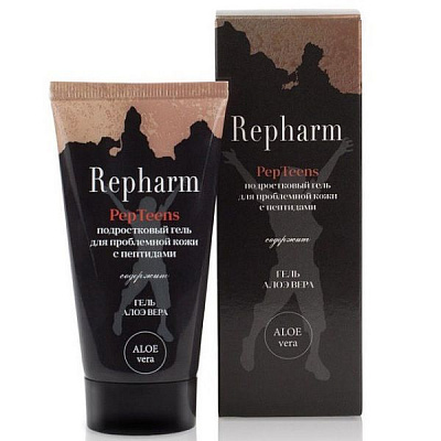 Подростковый гель для проблемной кожи с пептидами PepTeens Repharm, 50 мл
