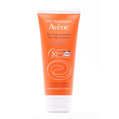 Солнцезащитное молочко Suncare SPF 50+ для детей Avene, 100 мл