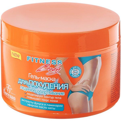 Гель-маска Ледяное обертывание для похудения Fitness Body, 200 мл