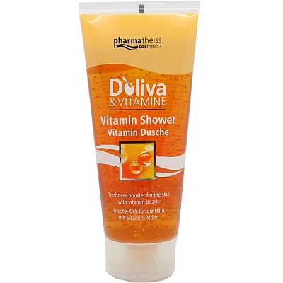 Гель для душа с пантенолом и витаминами A, C, E  D'oliva, 200 мл