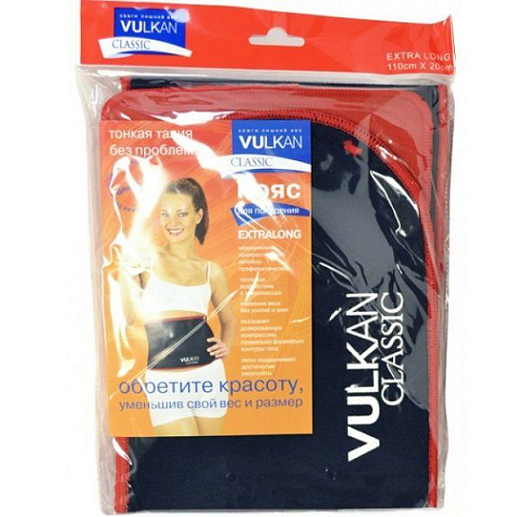 Пояс для похудения Vulkan Classic Extralong 110 х 20 см