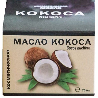 Косметическое твердое масло кокоса Весна, 75 мл