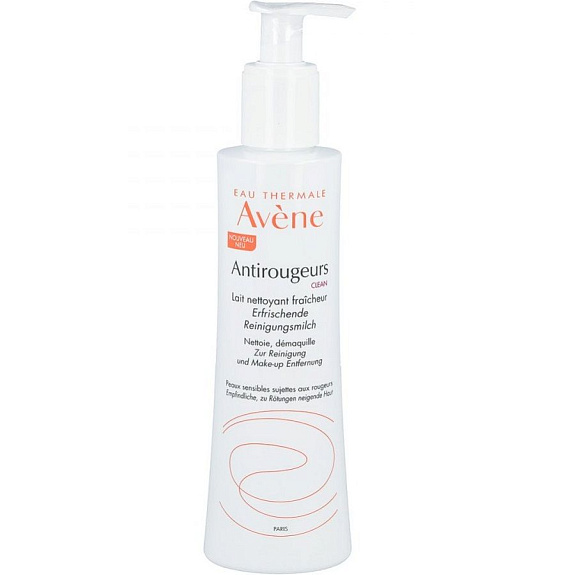 Освежающее очищающее молочко против покраснений кожи Avene AntiRougeurs Clean, 200 мл