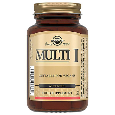 Солгар мультивитамины для мужчин и женщин Мульти I Solgar, 30 таблеток