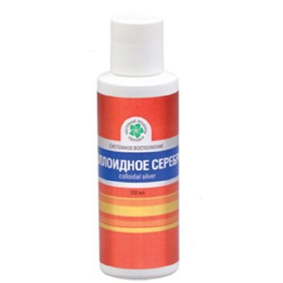 Коллоидное Серебро природный антисептик против бактерий и грибков Витамакс, 118 мл
