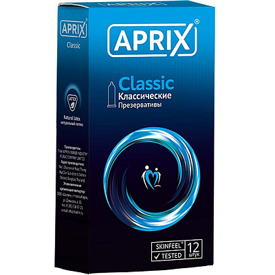 Презервативы Aprix Classic Классические, 12 шт