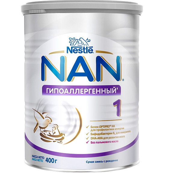 Сухая молочная смесь NAN 1 Optipro Гипоаллергенный, 400 г