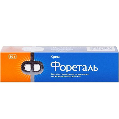 Крем для длительного увлажняющего и отшелушивающего действия Фореталь, 30 г