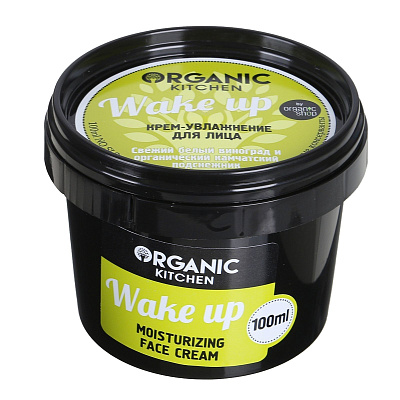 Крем-увлажнение для лица Wake up Organic kitchen, 100 мл