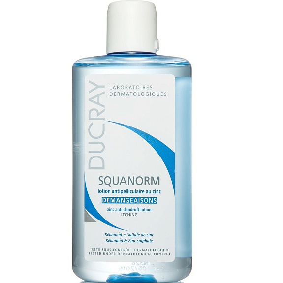 Лосьон от перхоти с цинком Squanorm Ducray, 200 мл