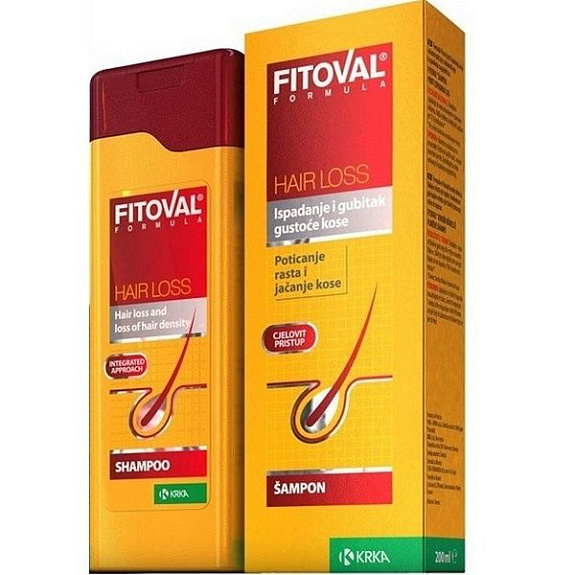 Дерматологический шампунь против выпадения волос Fitoval, 200 мл