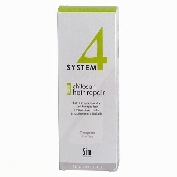 Восстановитель волос терапевтический с хитозаном r спрей System 4 Sim sensitive, 200 мл