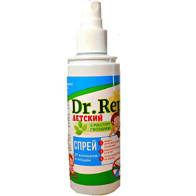 Детский спрей от комаров и мошек Dr. Rep с маслом гвоздики, 100 мл