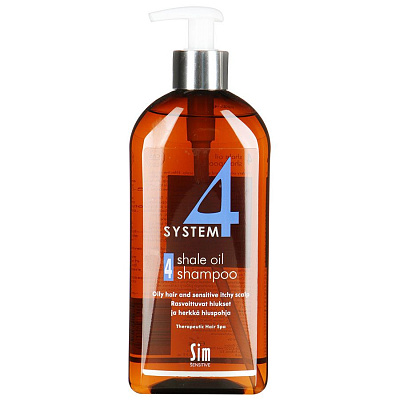 Терапевтический шампунь №4 system 4 для очень жирной кожи головы Sim sensitive, 500 мл