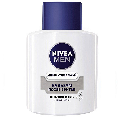 Бальзам после бритья серебряная защита Nivea for Men, 100 мл