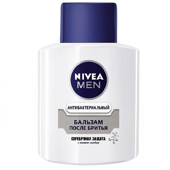 Бальзам после бритья серебряная защита Nivea for Men, 100 мл
