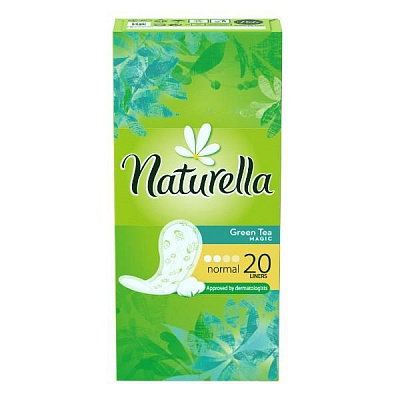 Прокладки ежедневные Normal Green Tea Naturella, 20 шт