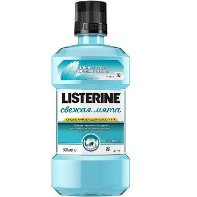 Ополаскиватель для полости рта Listerine Свежая мята, 500 мл