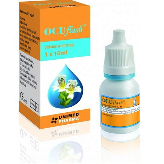 Офтальмологический раствор OcuFlash для ухода за глазами, 10 мл