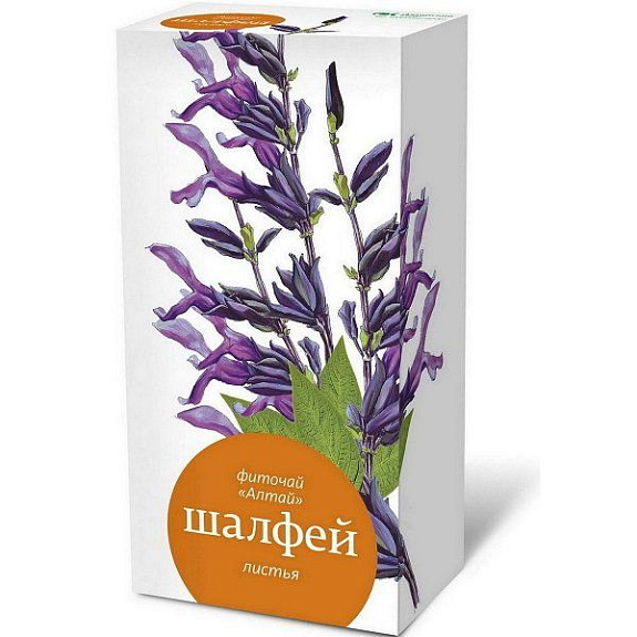 Фиточай "Алтай" Шалфей листья, 20 фильтр-пакетов х 1,5 г