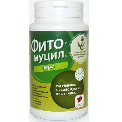 Средство для нормализации моторики кишечника Фитомуцил Норм, 180 г