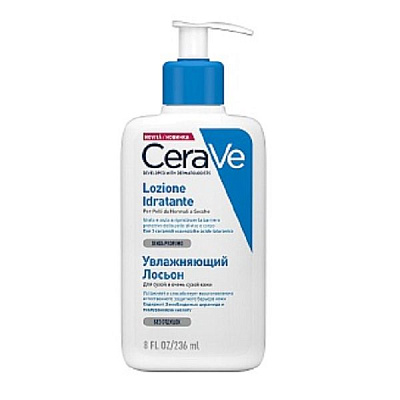 Увлажняющий лосьон для сухой и очень сухой кожи лица и тела CeraVe Moisturizing Lotion, 236 мл