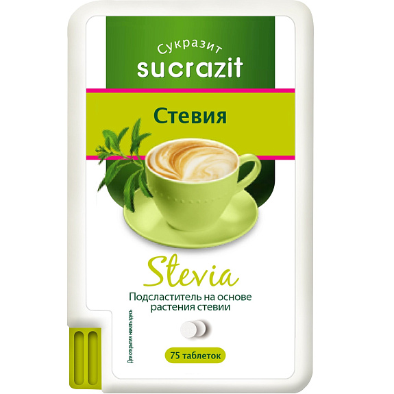 Заменитель сахара Сукразит стевия 74 мг, 75 таблеток