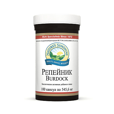 Репейник, Активизирует работу желудочно-кишечного тракта, NSP, 545.6 мг, 100 капсул