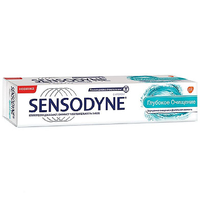 Зубная паста глубокое очищение Sensodyne, 75 мл