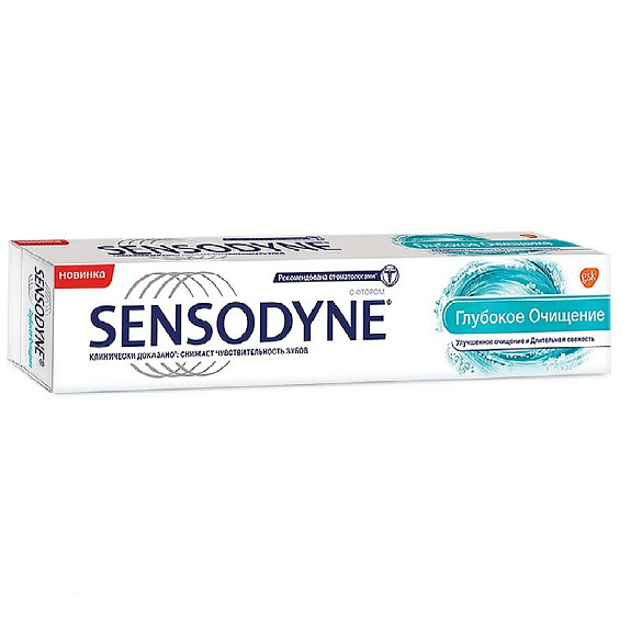Зубная паста глубокое очищение Sensodyne, 75 мл